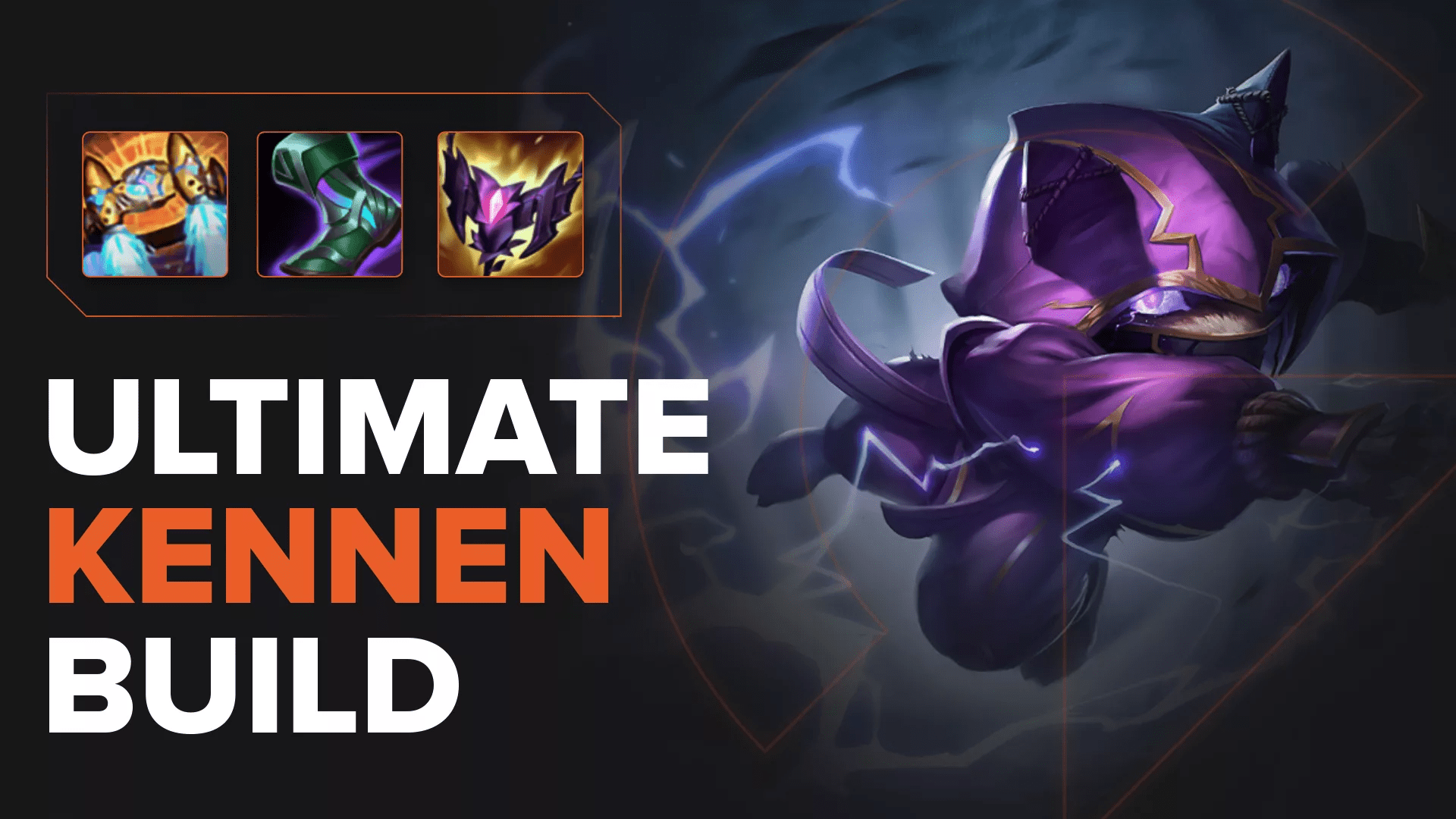Typically, Kennen would build the Mythic item Hextech Rocketbelt
