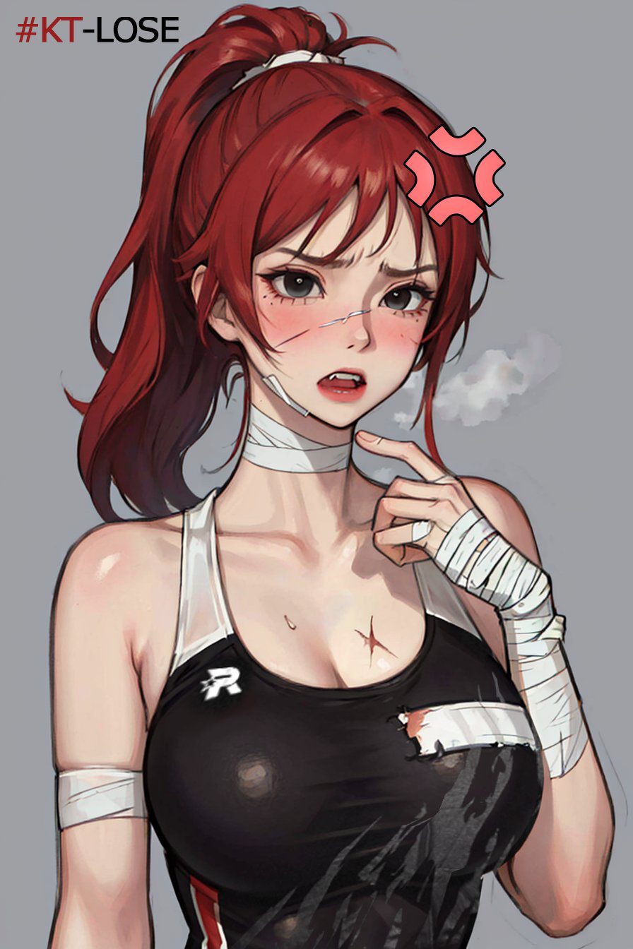 KT seems to have a bit of a tsundere style - source: Twitter