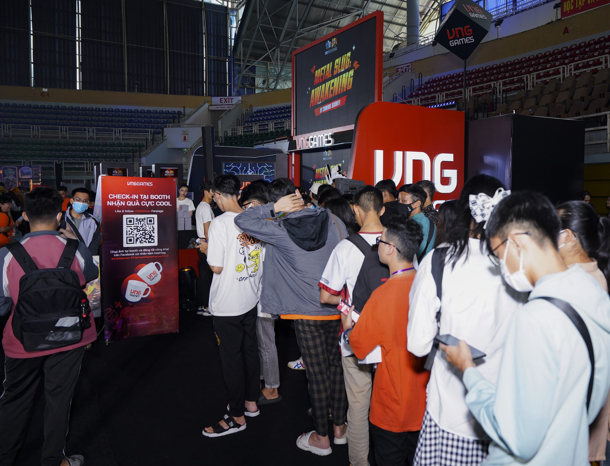 A large number of players came to experience the announcement event of Metal Slug: Awakening by VNGGames - source: VNGGames