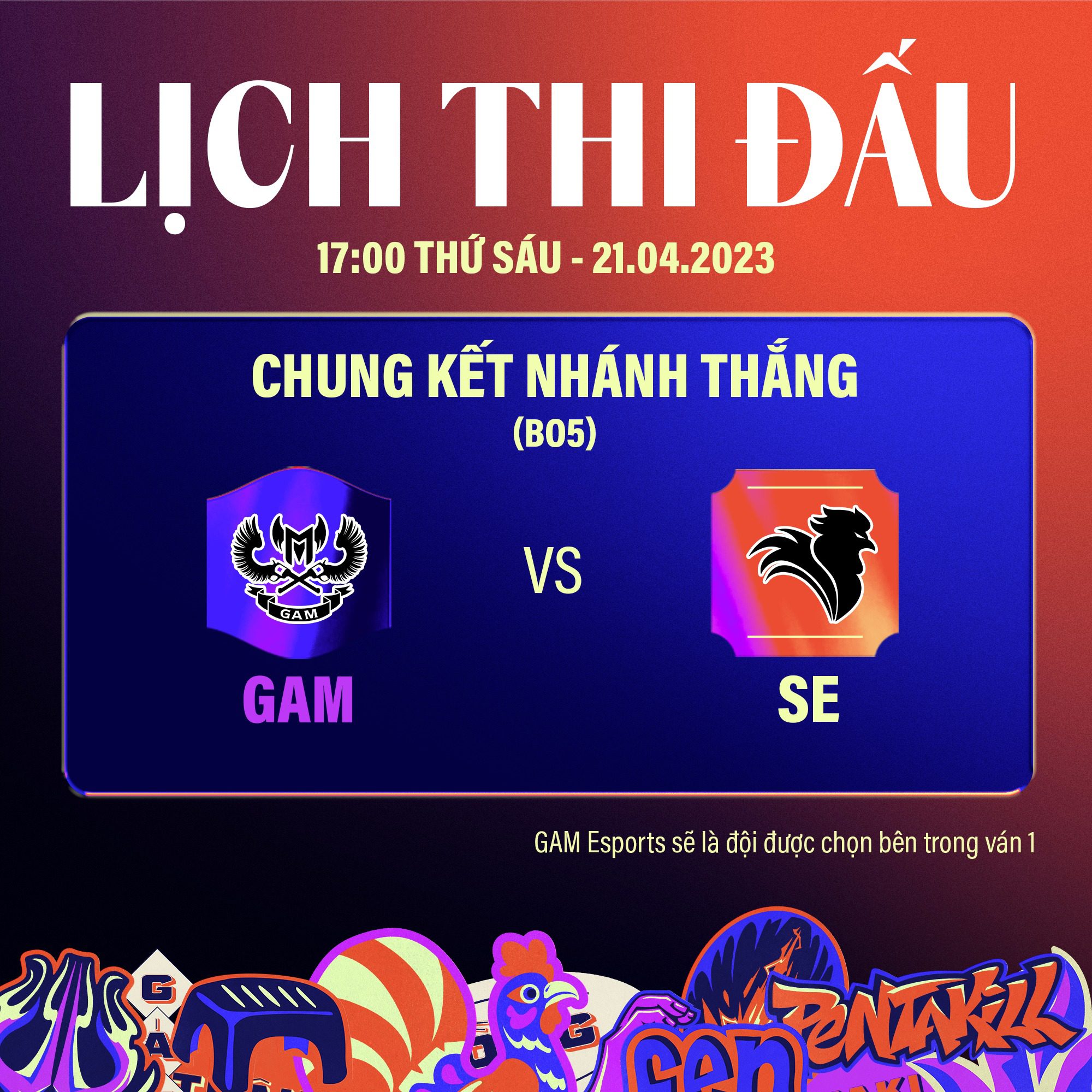 The match between GAM and SE was highly anticipated - source: VCS Fanpage