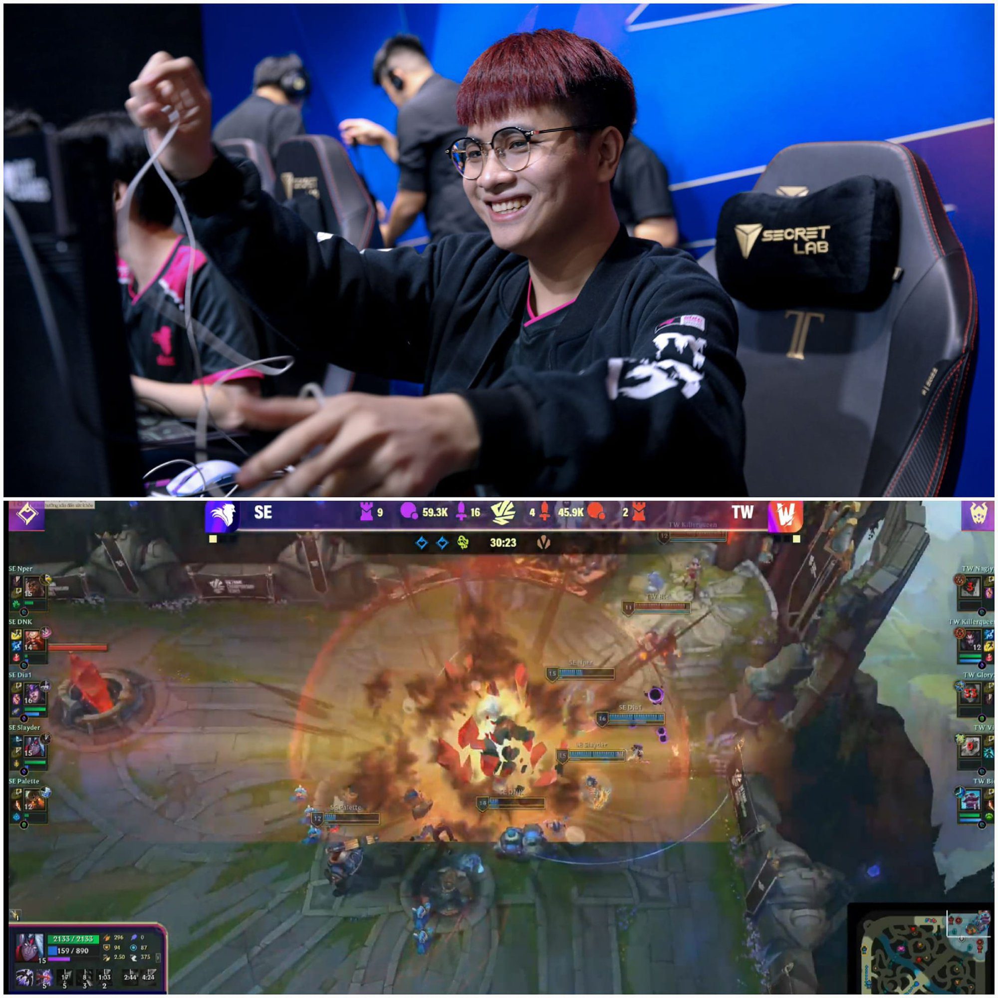 The performance of both teams was deemed unconvincing - source: VCS Fanpage