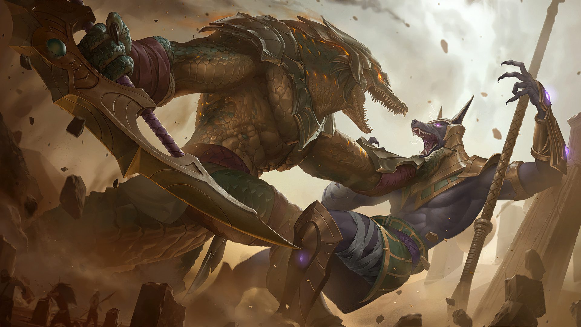 Renekton and Nasus sharing a skin line also does not attract player interest