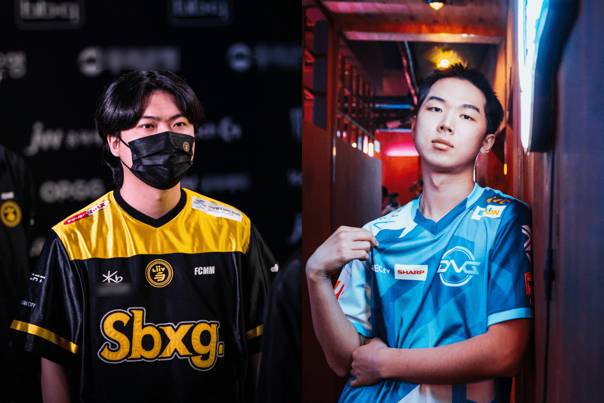 Envyy (left) and Yaharong are under suspicion - source: LoL Esports