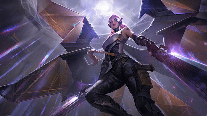 Kayle is a key carry for the Duelist trait in the early game - source: Riot Games