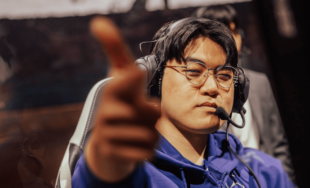 Gumayusi truly had a brilliant performance against MAD - source: LoL Esports