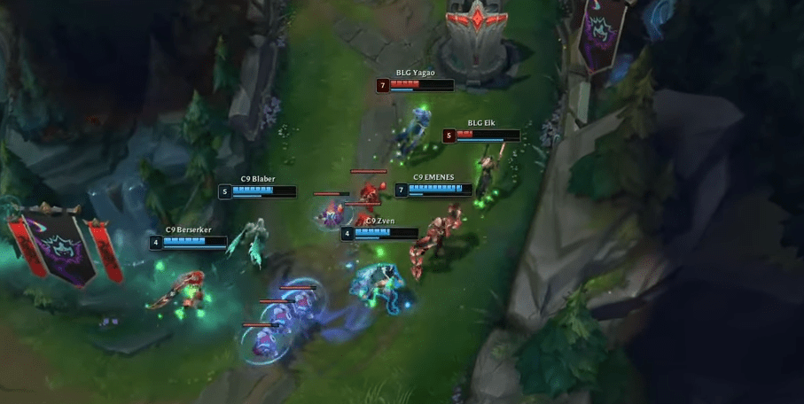 Berserker and EMENES played very well early on and helped C9 gain an early lead