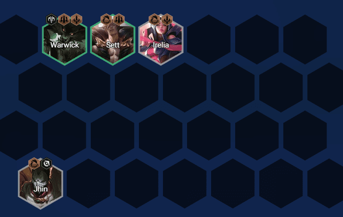 An ideal starting composition at level 4