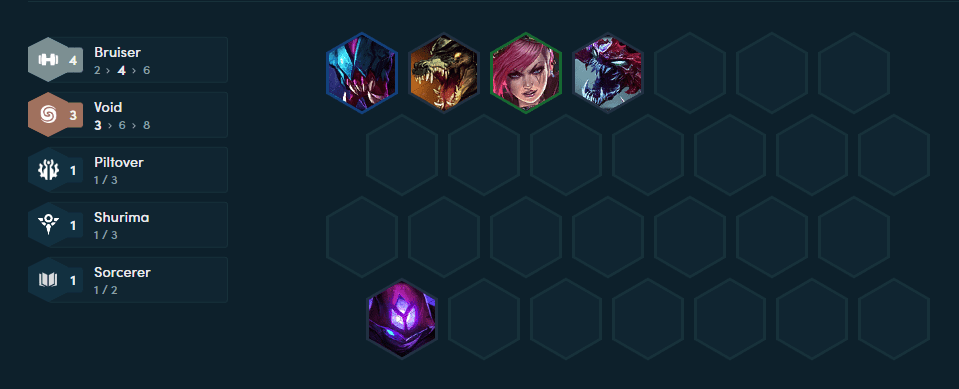 Starting composition with 4 Brawlers - 3 Void helps players achieve winning streaks easily