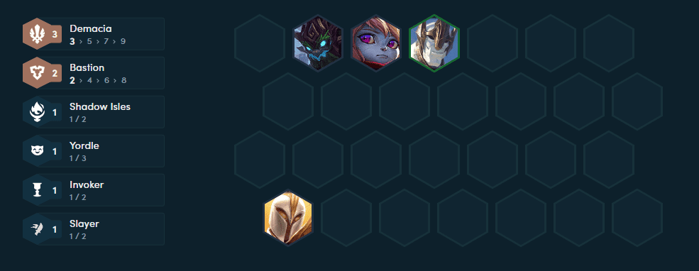 The starting composition players should aim for
