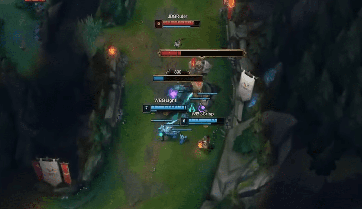 Milio helped WBG win the Bot Lane and limit Ruler's power