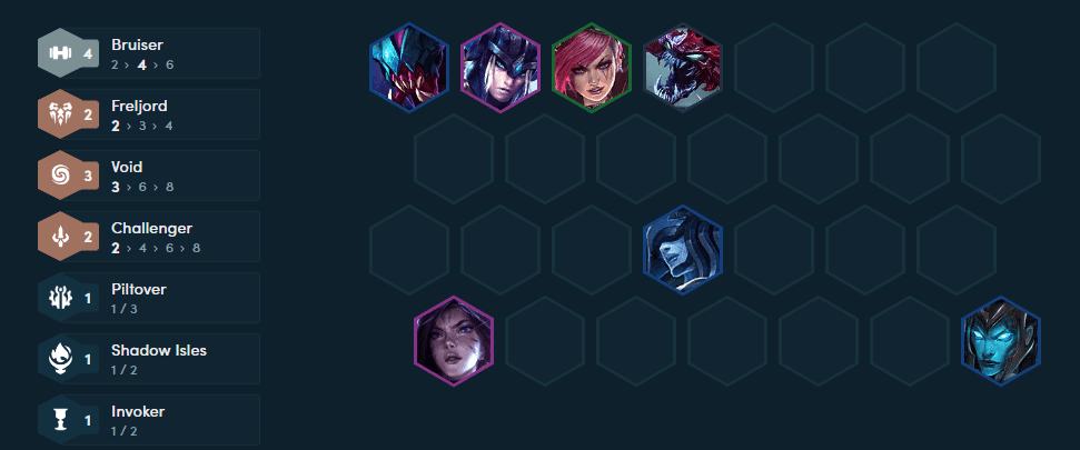 The 2 Freljord threshold is very valuable, so players need to capitalize on it mid-game