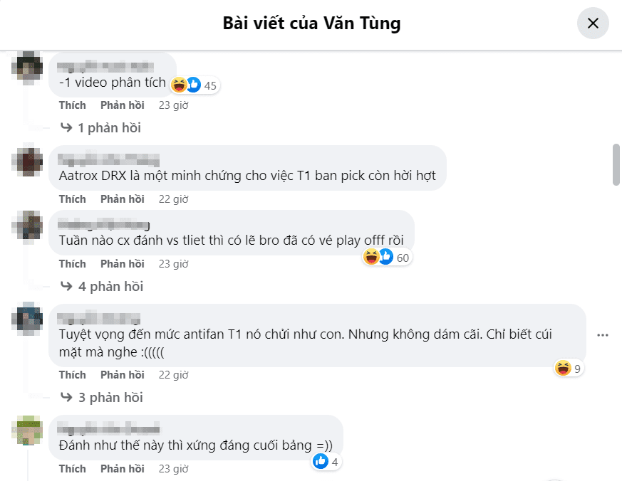 Moreover, fellow gamers are continuously Pressing, causing Van Tung to feel 'additional' pain...