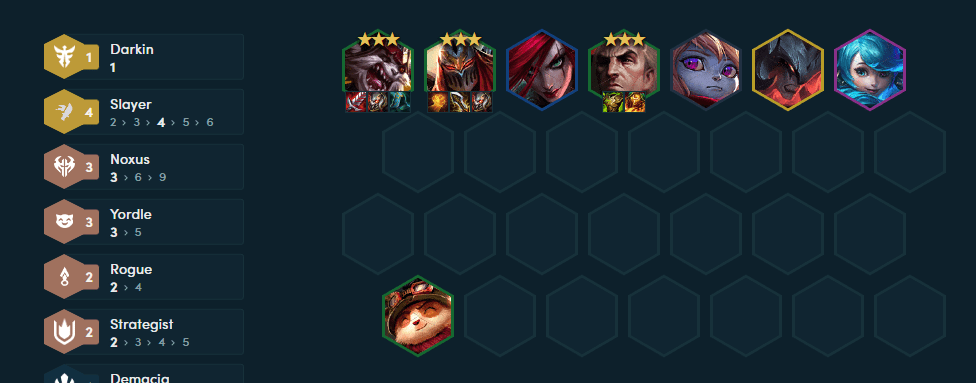 The best team composition players can have at level 8