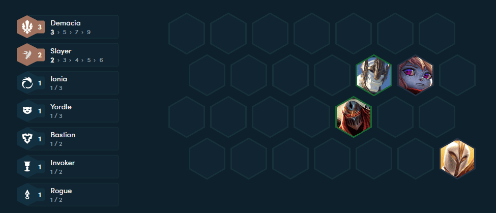 Early game composition