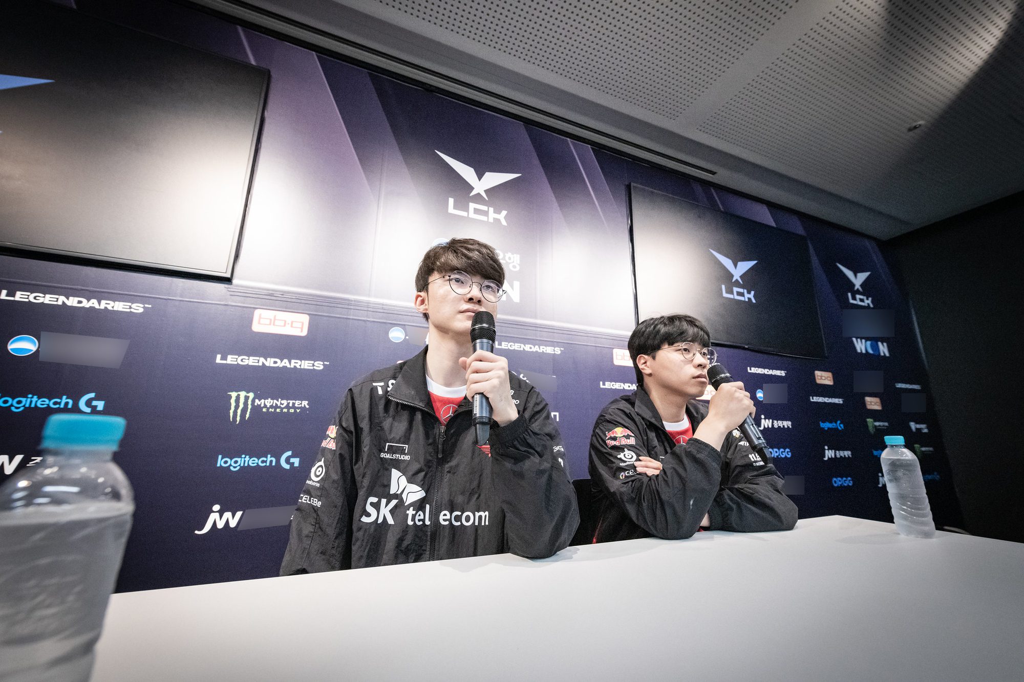 The reason shared by Faker and T1 is due to his hand injury from the match against OKBRO