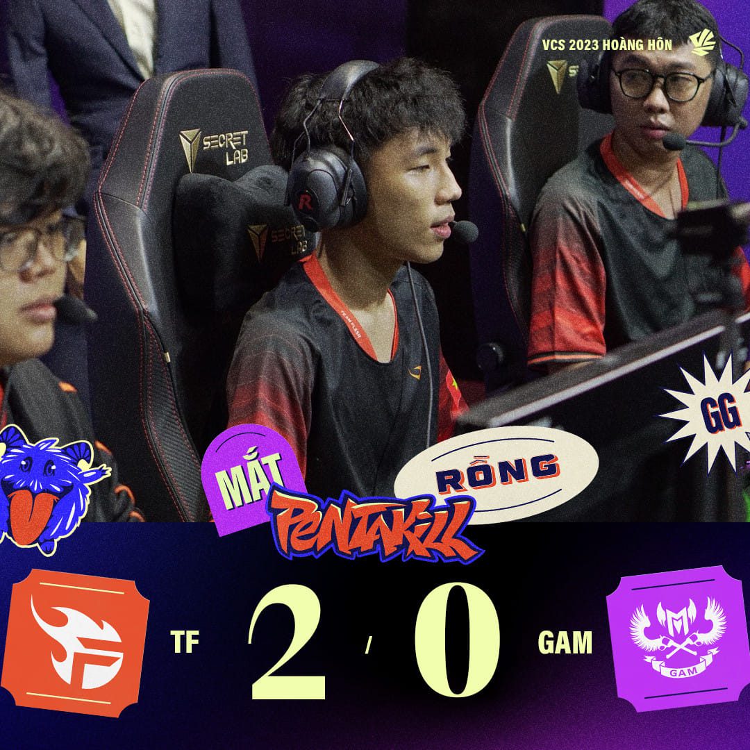 TF obliterated GAM in the first round