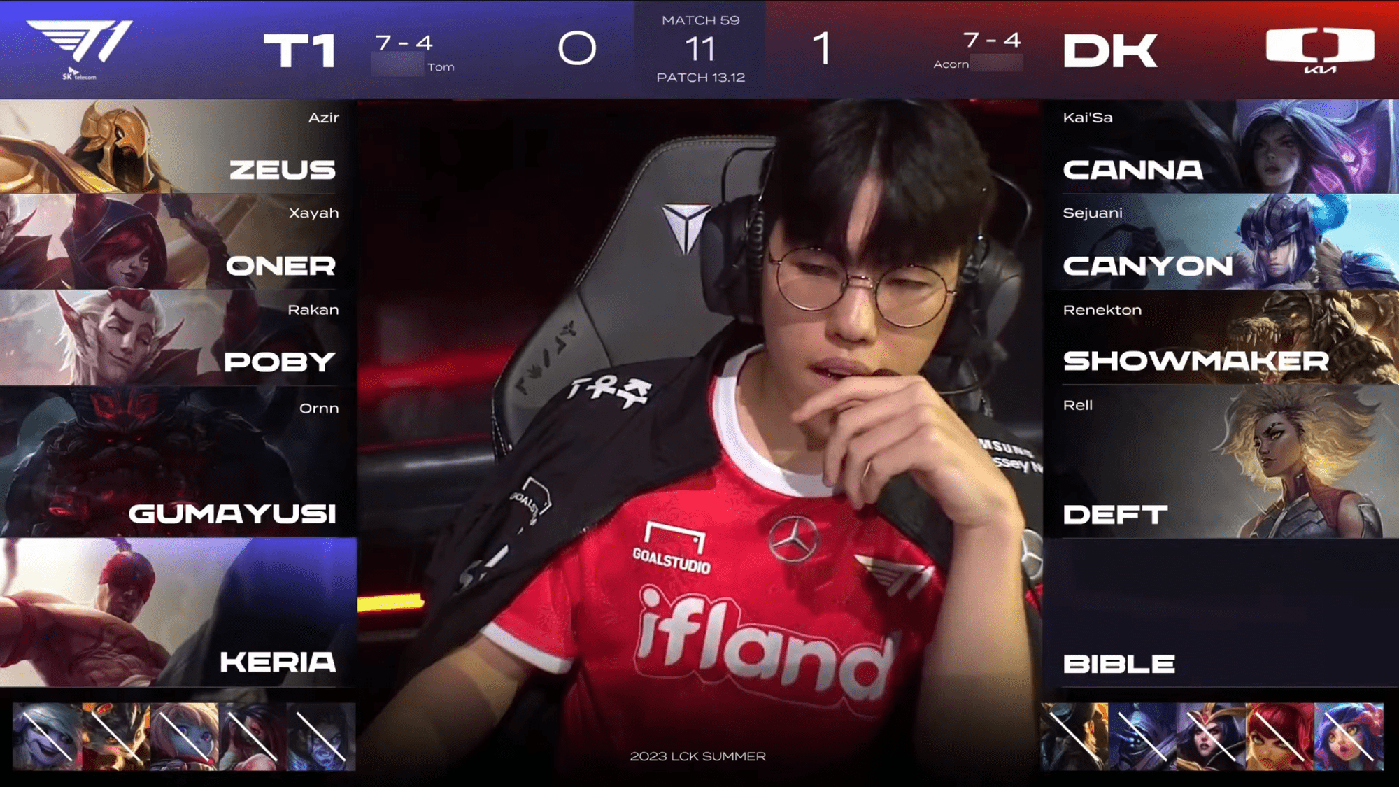 T1's confusing Lee Sin pick