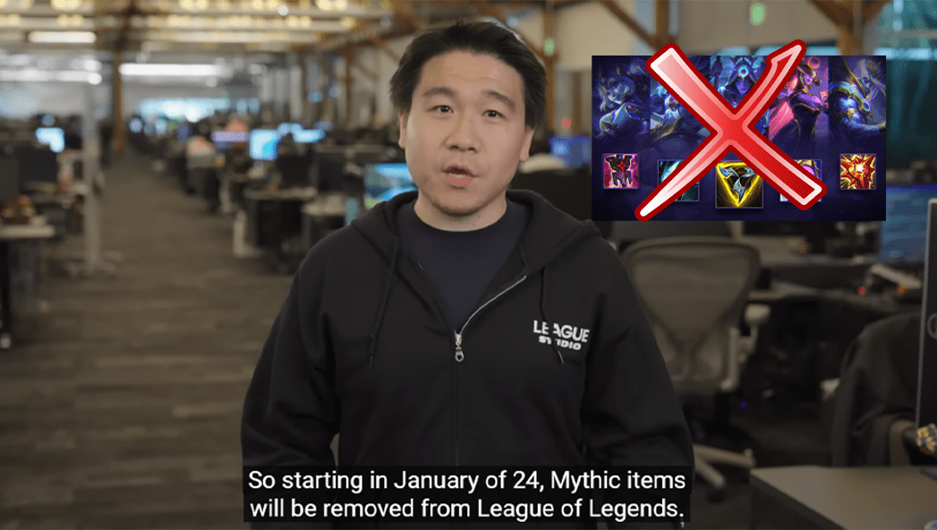 Starting from the 2024 season, the Mythical Item system will be removed