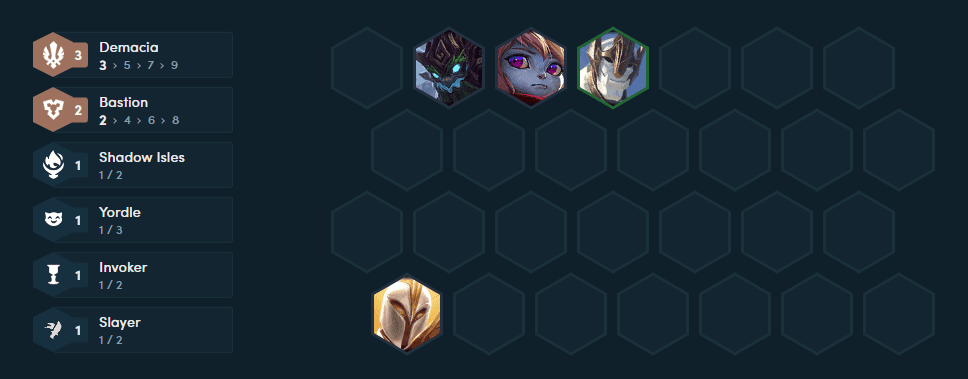The composition players should aim for in the early game