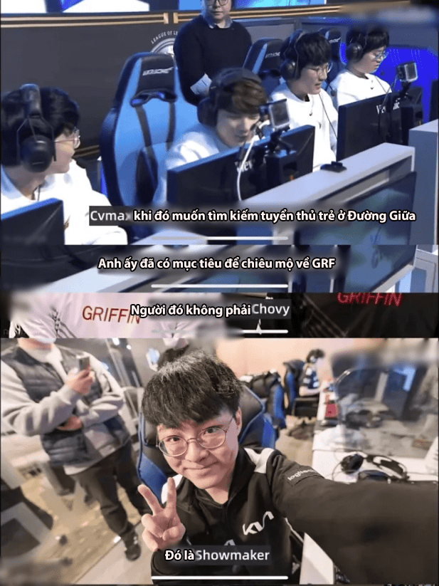 ShowMaker was revealed to be the number one target of coach cvMax when he started searching for a new Mid Lane for Griffin