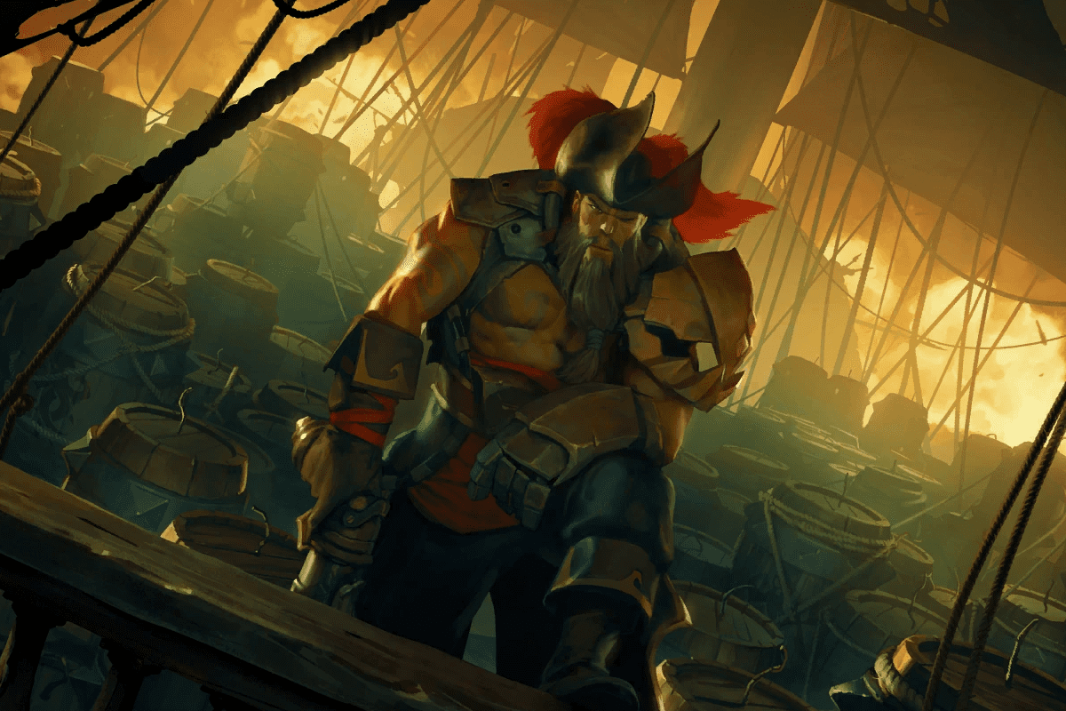 Gangplank's skill is very strong as it stuns opponents while providing allies with effect resistance