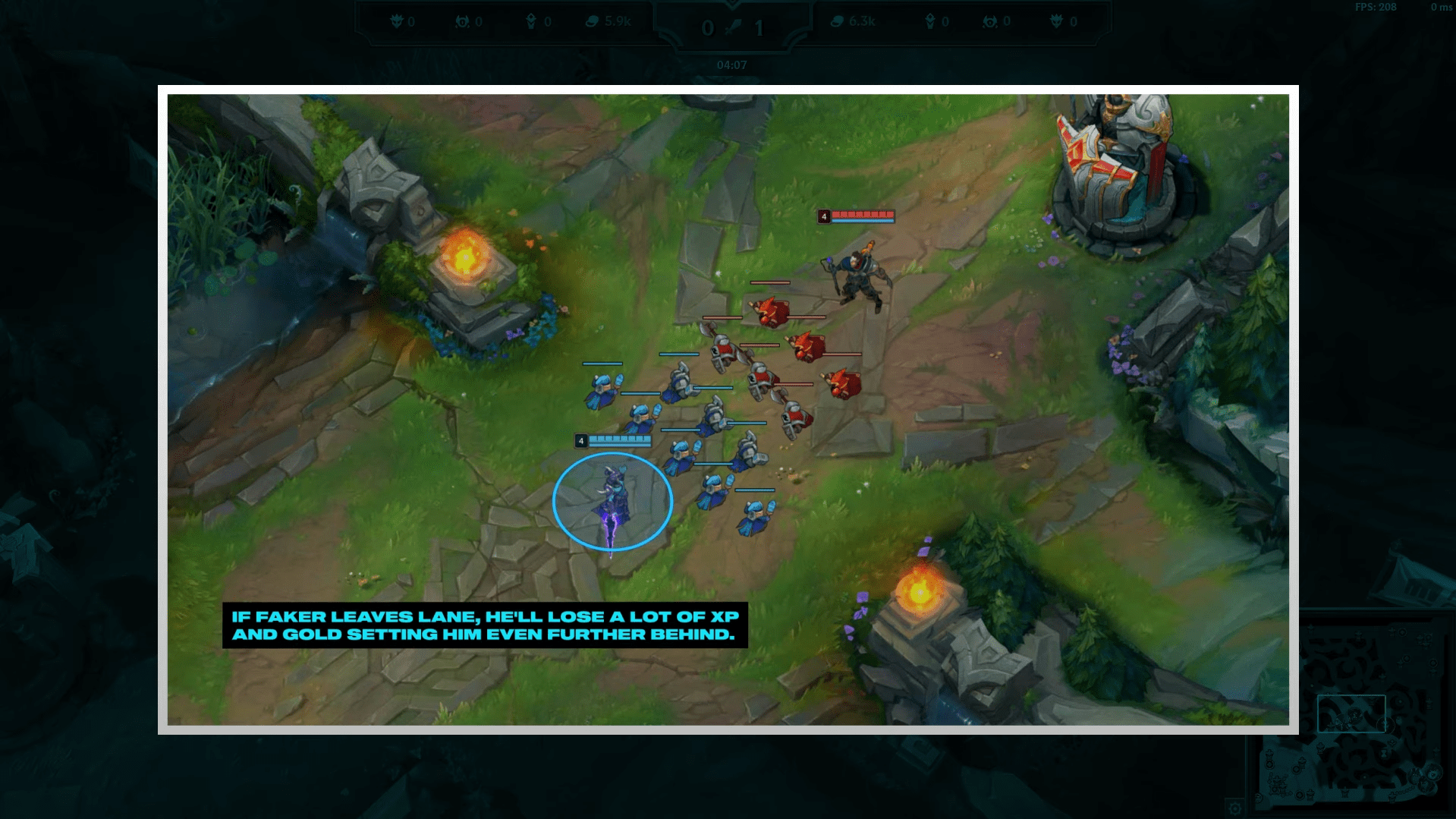 Every play by Faker has a clear intention