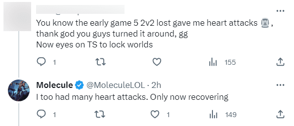 Many viewers admitted to 'heart palpitations' while watching GAM play
