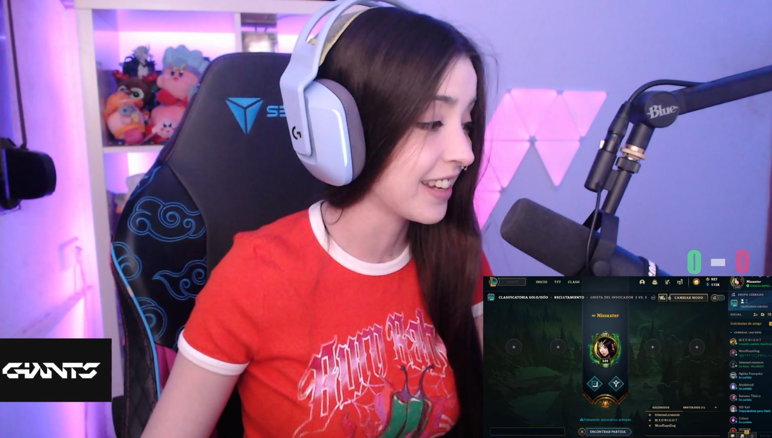 Nissaxter is a familiar female streamer to the LEC community