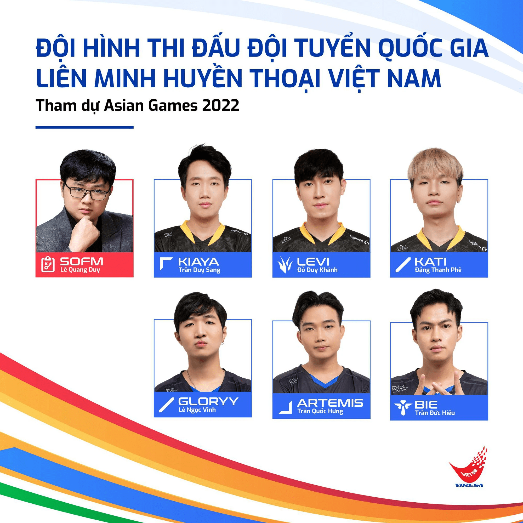 The League of Legends team for ASIAD has also been altered due to the SE incident