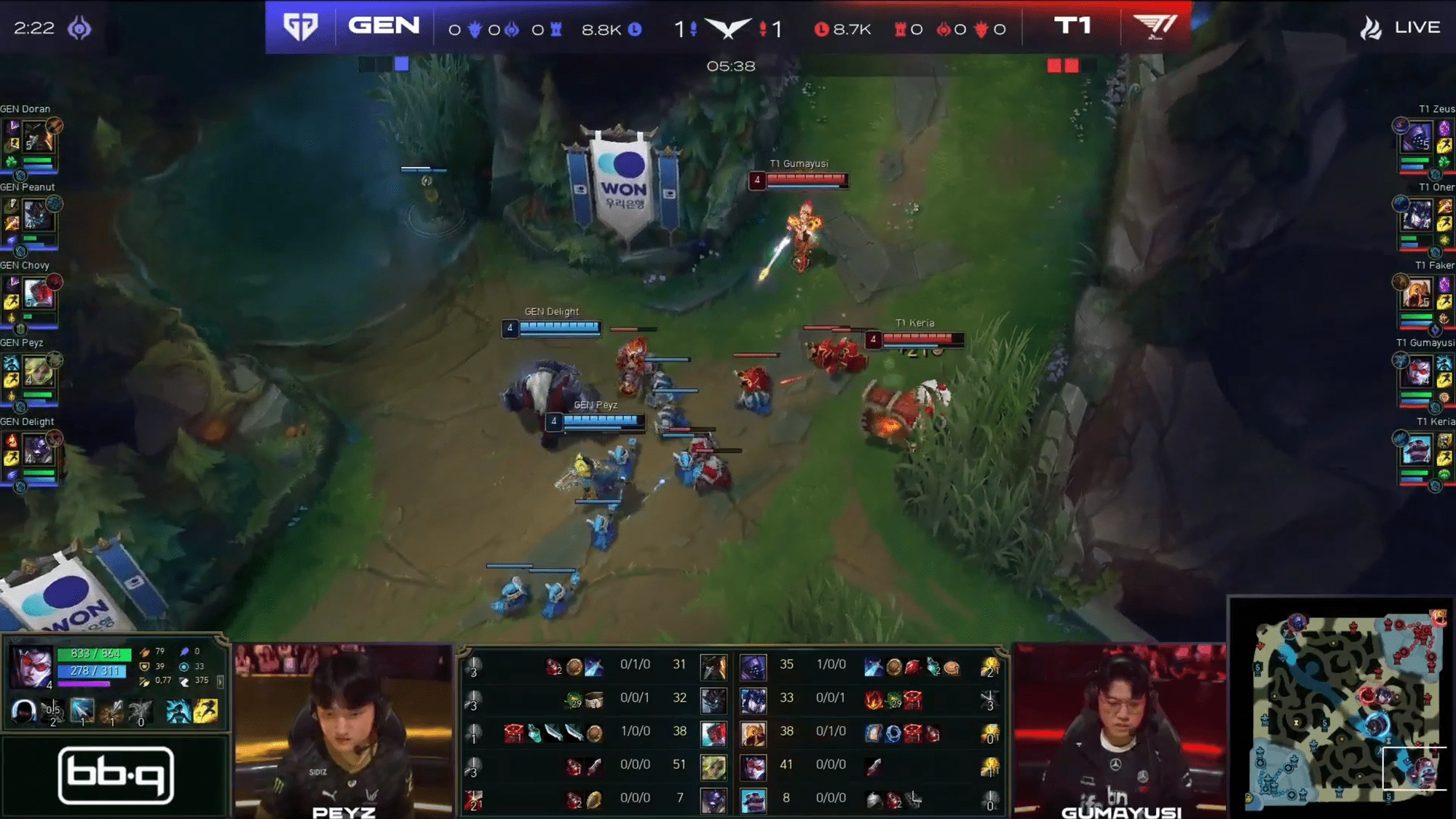 Gumayusi's Vayne pick had no impact in game 4