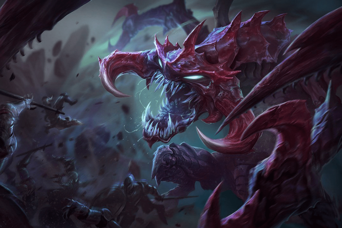 Cho’Gath in Season 9.5 can equip full tank items while still performing well as a damage dealer