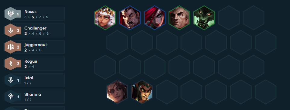 Qiyana is a very valuable mid-game addition for the Noxus composition