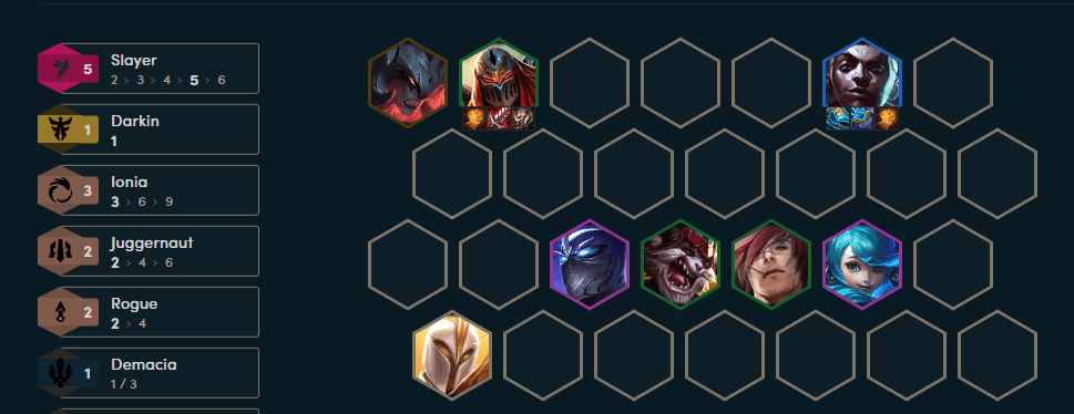 Complete composition in the late game with the addition of Aatrox and Shen