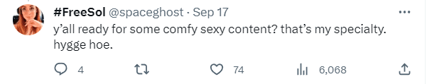 Female commentator announces she will switch to sexy content