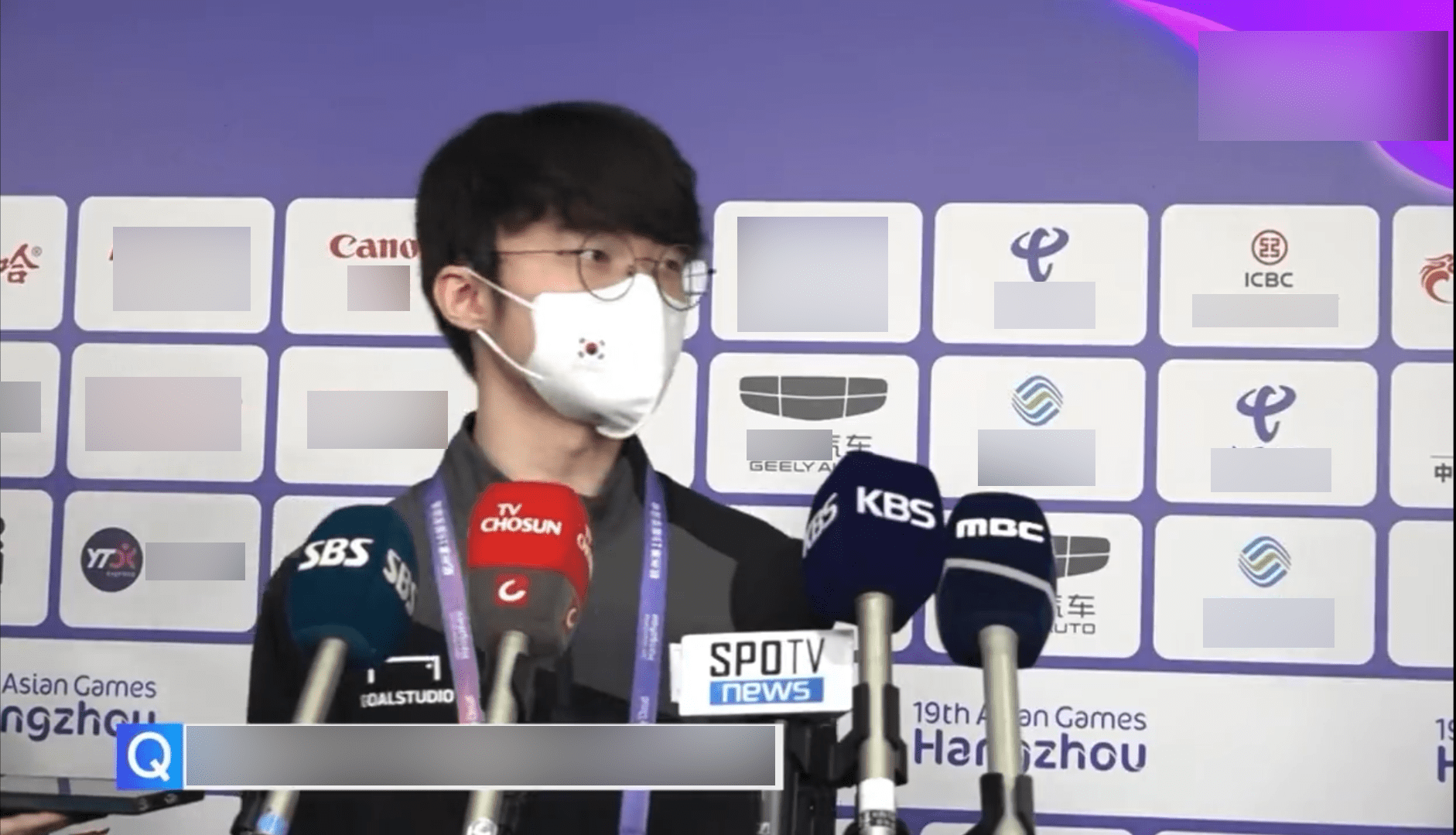 Faker mentioned feeling unwell after interacting with too many people at the athlete village