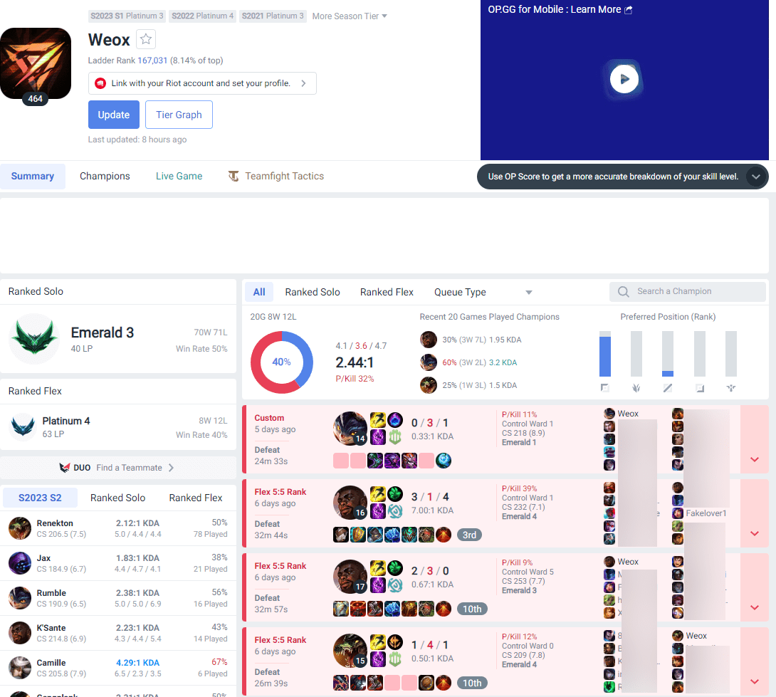 Weox is similar as he and Fakelover often duo together