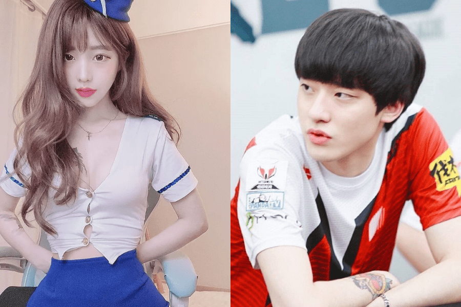 Mystic is exposed by his ex-girlfriend, streamer Yoo (left)
