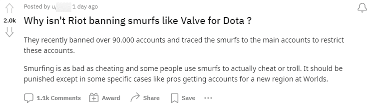 Yet many players explain why Riot cannot do what Valve does