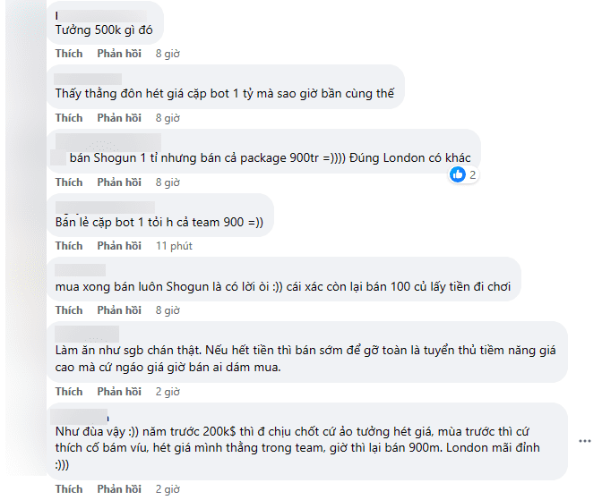 Many opinions have been raised regarding the sale price of SGB