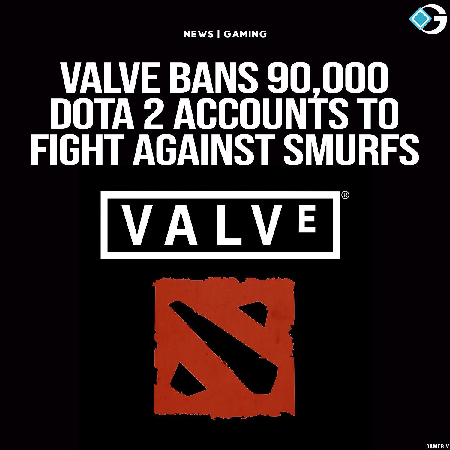 Valve has just announced the punishment of 90,000 'smurf' accounts in DOTA 2