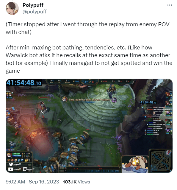 The male streamer had to utilize every trick to complete the challenge and finished after nearly 42 hours