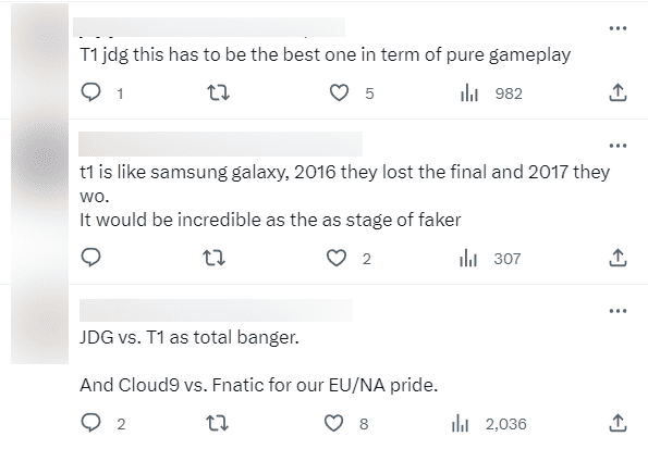 T1 mentioned in many comments