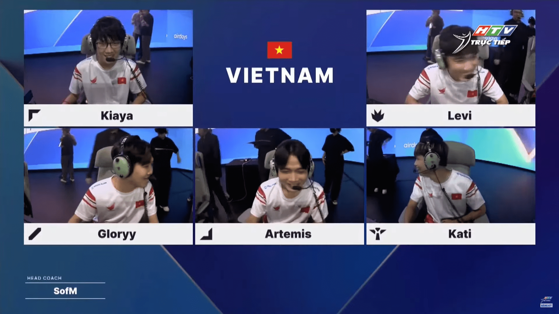 The players themselves also played with a cheerful and relaxed mindset