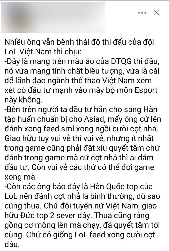 Many expressed dissatisfaction upon seeing the Vietnamese LoL players relaxed during the match