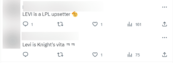 Levi praised by international fans on Twitter