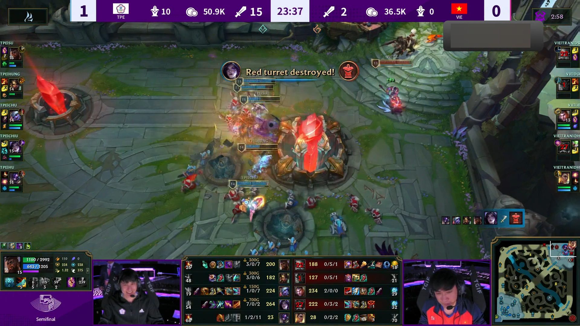 Chinese Taipei LoL team shows superior strength
