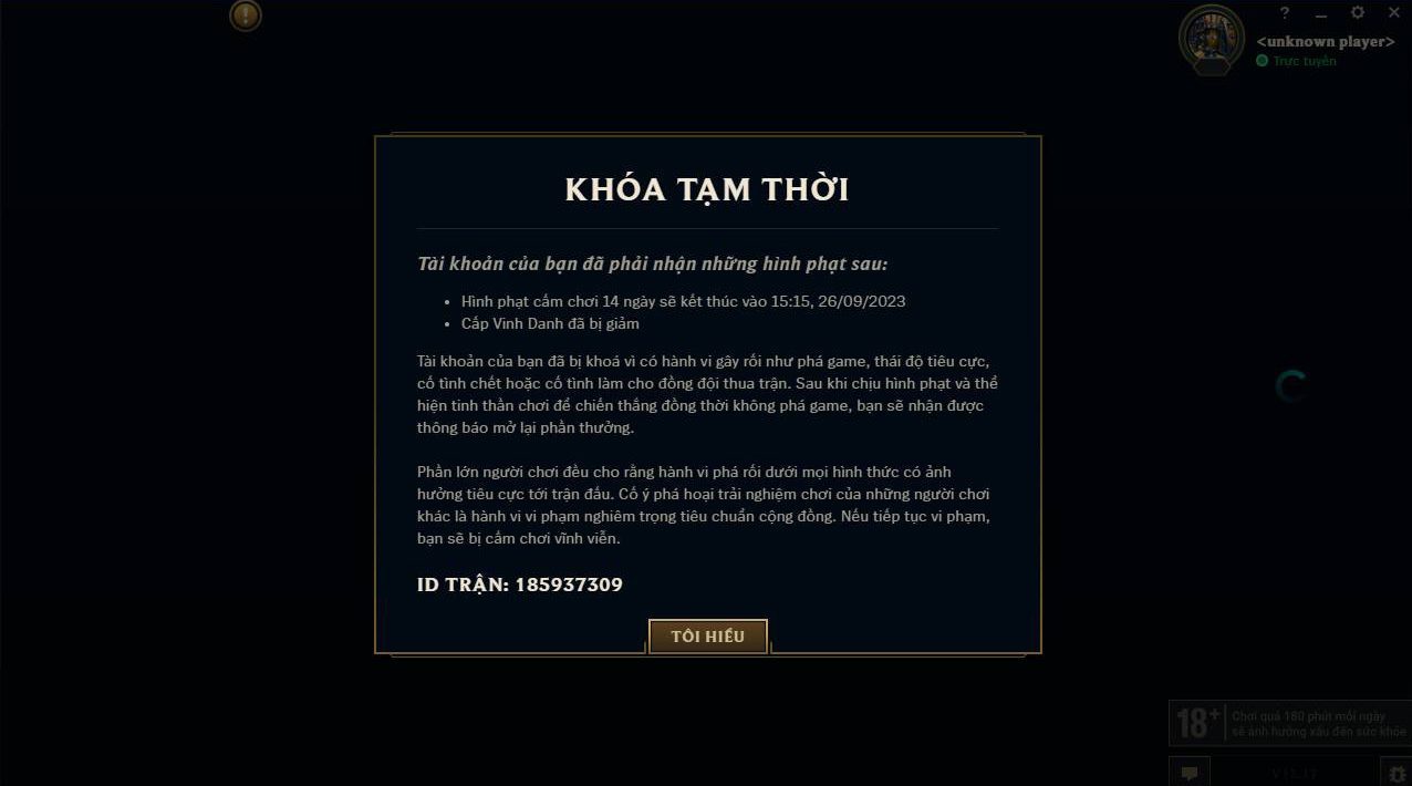 Translation of Riot's punishment for Zeros' Korean rank account