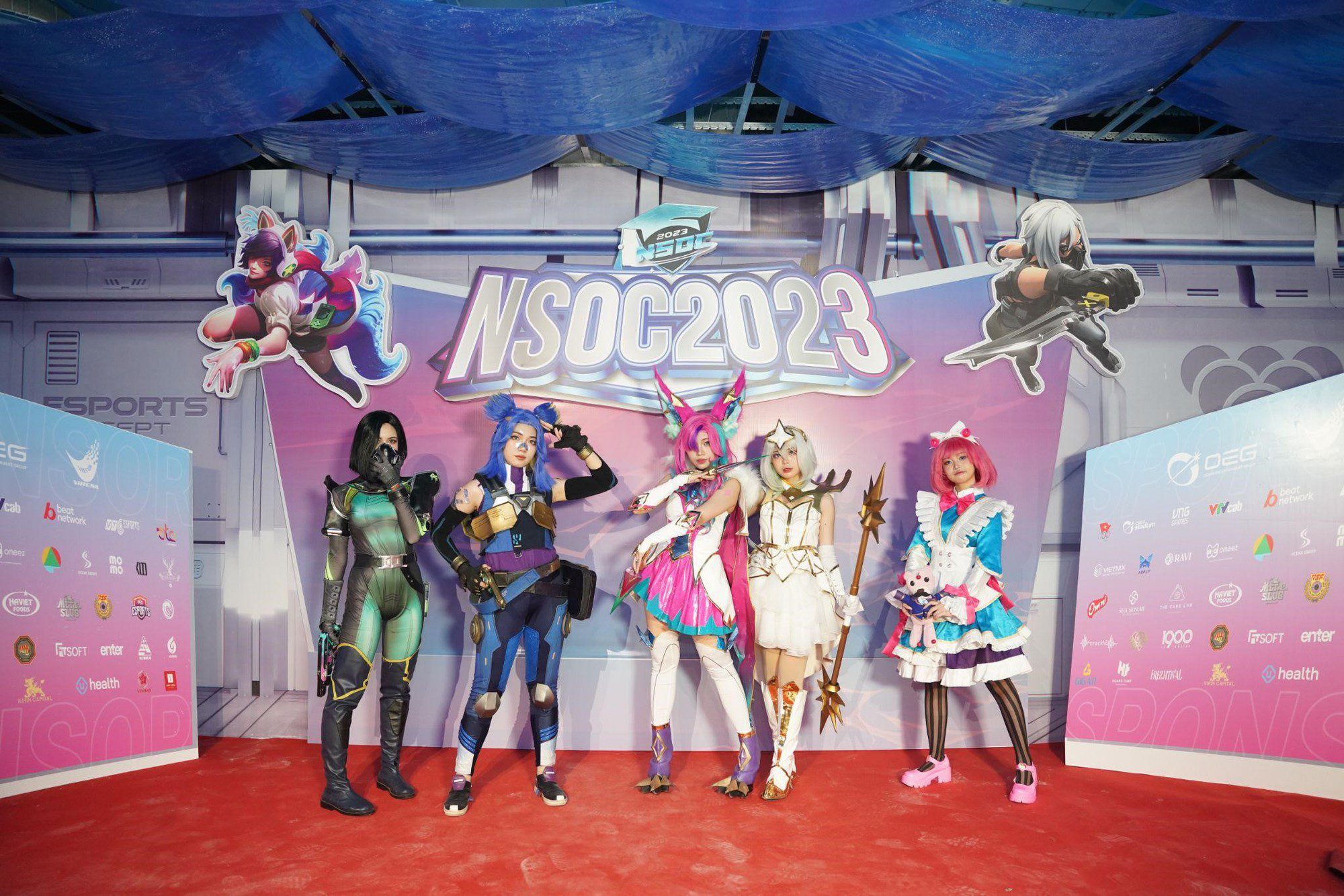 The famous cosplayers present at the National Finals NSOC 2023.