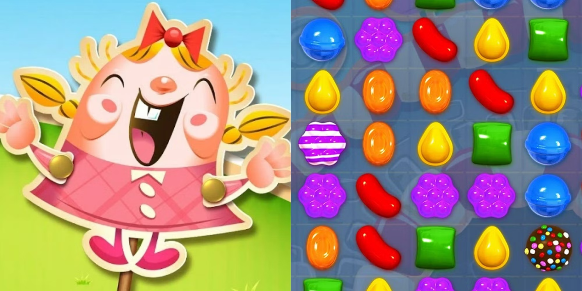 The profile pictures unexpectedly integrated into the famous game Candy Crush Saga