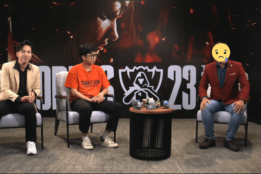 Commentator H.D (far right) made vulgar comments aimed at TL